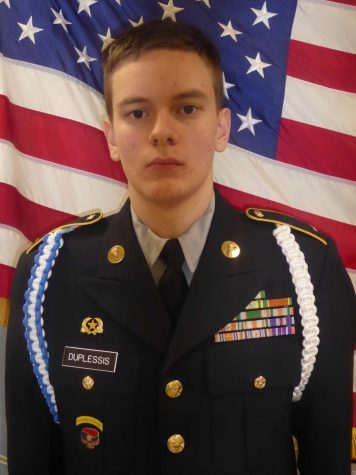 Cadet of the Month for January: Cadet Corporal Thomas Duplessis