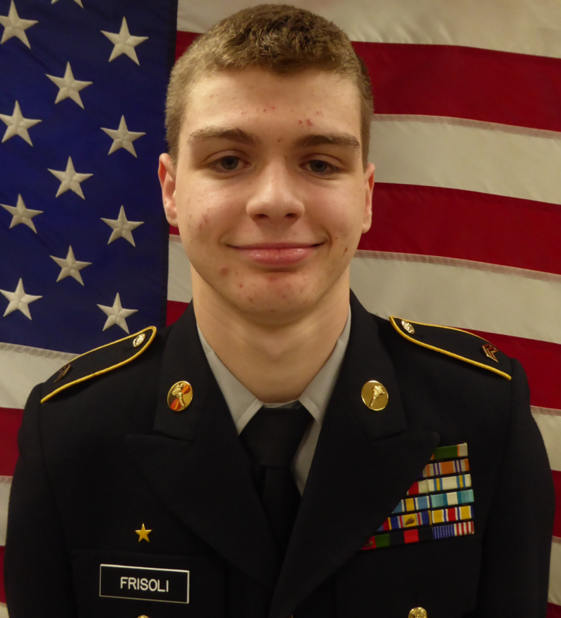 Cadet of the Month for February: Cadet Anthony Frisoli