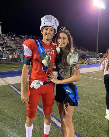 Seniors Jacob Laws and Nicole Cabanban were named 2021Homecoming King and Queen. Photo courtesy of Nicole Cabanban