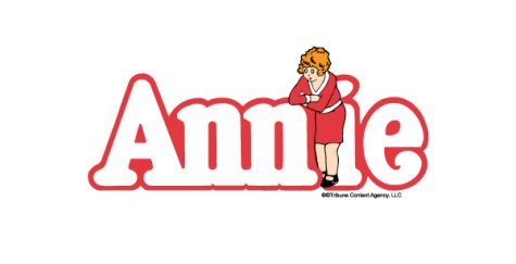 Theater students preparing for production of Annie