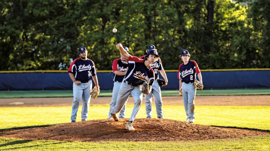 Varsity+baseball+begins+their+season+at+home+against+Chancellor+on+3%2F15.+Photo+courtesy+of+the+yearbook+staff.+