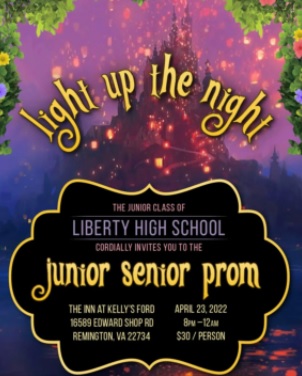 This years prom theme is Light Up The Night, and will take place at Kellys Ford. Photo courtesy of SCA. 