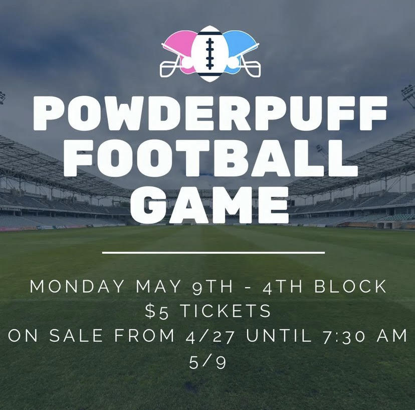 After a rain out on Friday, Powder-Puff football will take place on Monday during 4th Block. Photo courtesy of LHS SCA. 